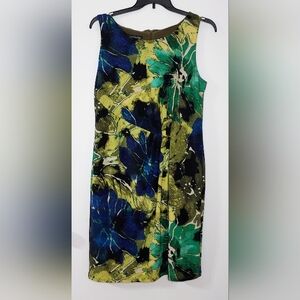 Jones New York Jersey Knit Shift Dress, Size 16